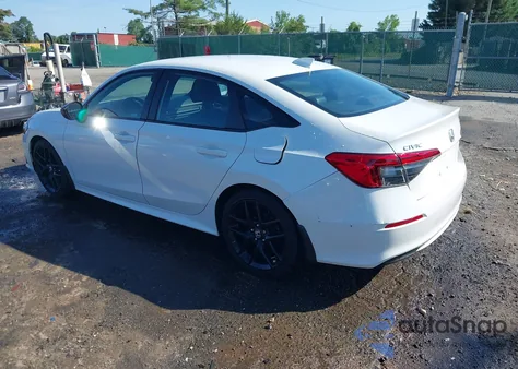 2022 Honda Civic Sport из США, поврежденный, VIN 2HGFE2F55NH586127